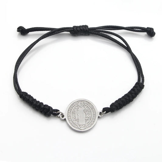 Saint Benedict bracelet for men San Benito brazalete para hombre